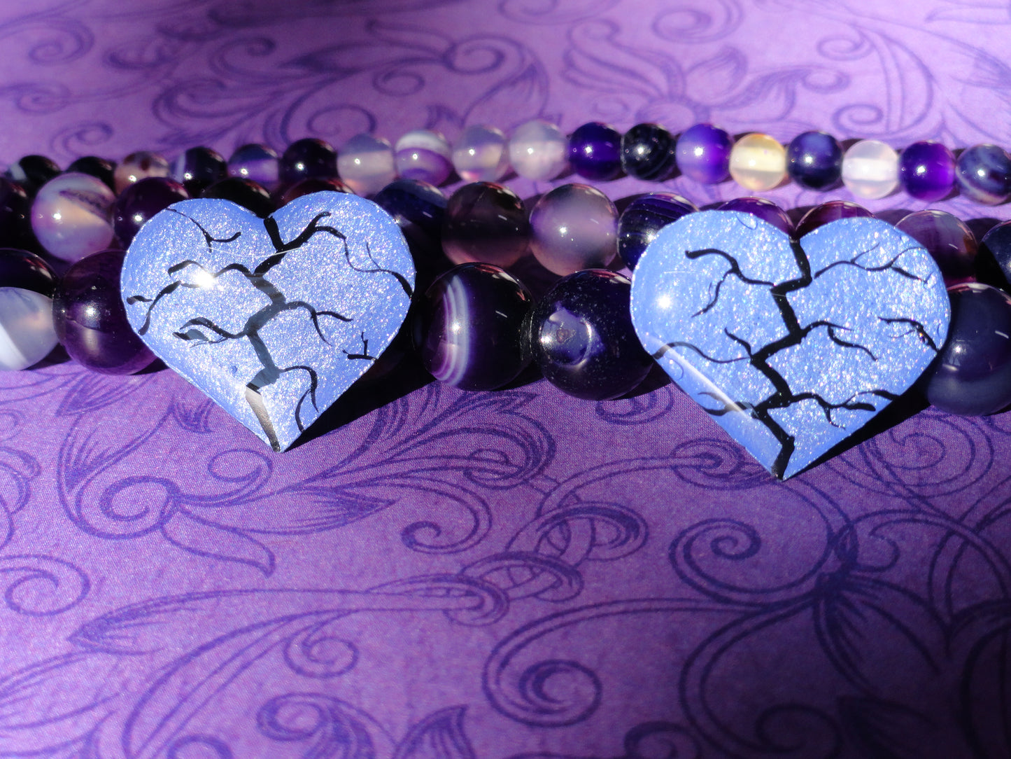 Broken Heart Stud Earrings
