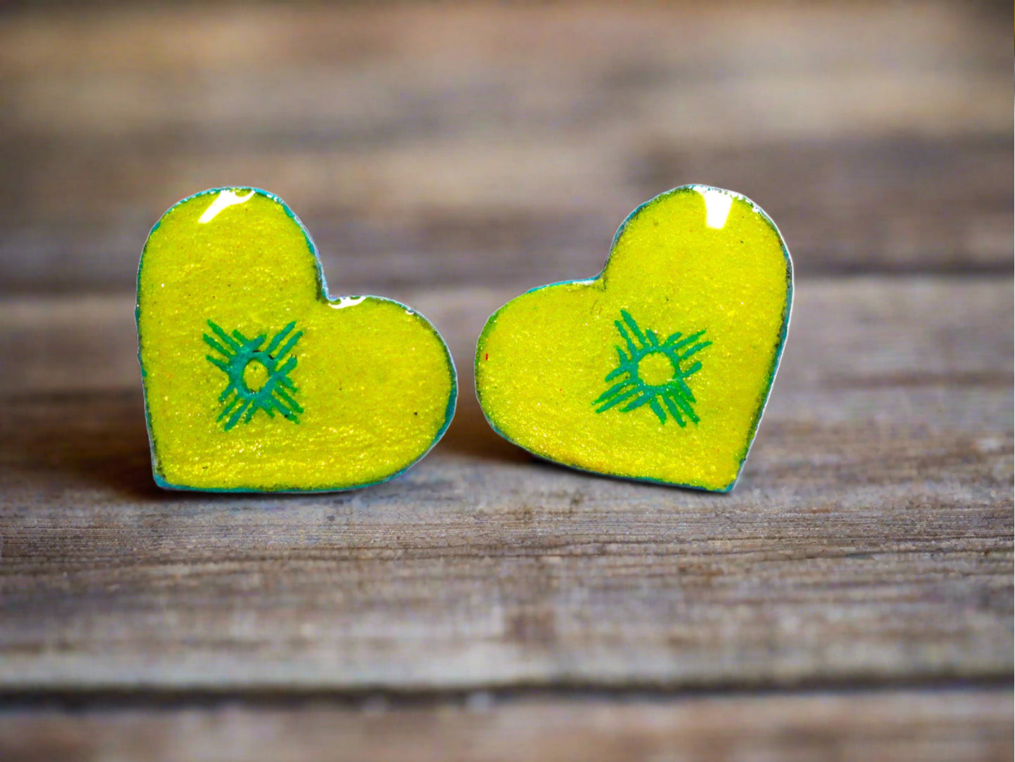 Zia Symbol Stud Earrings