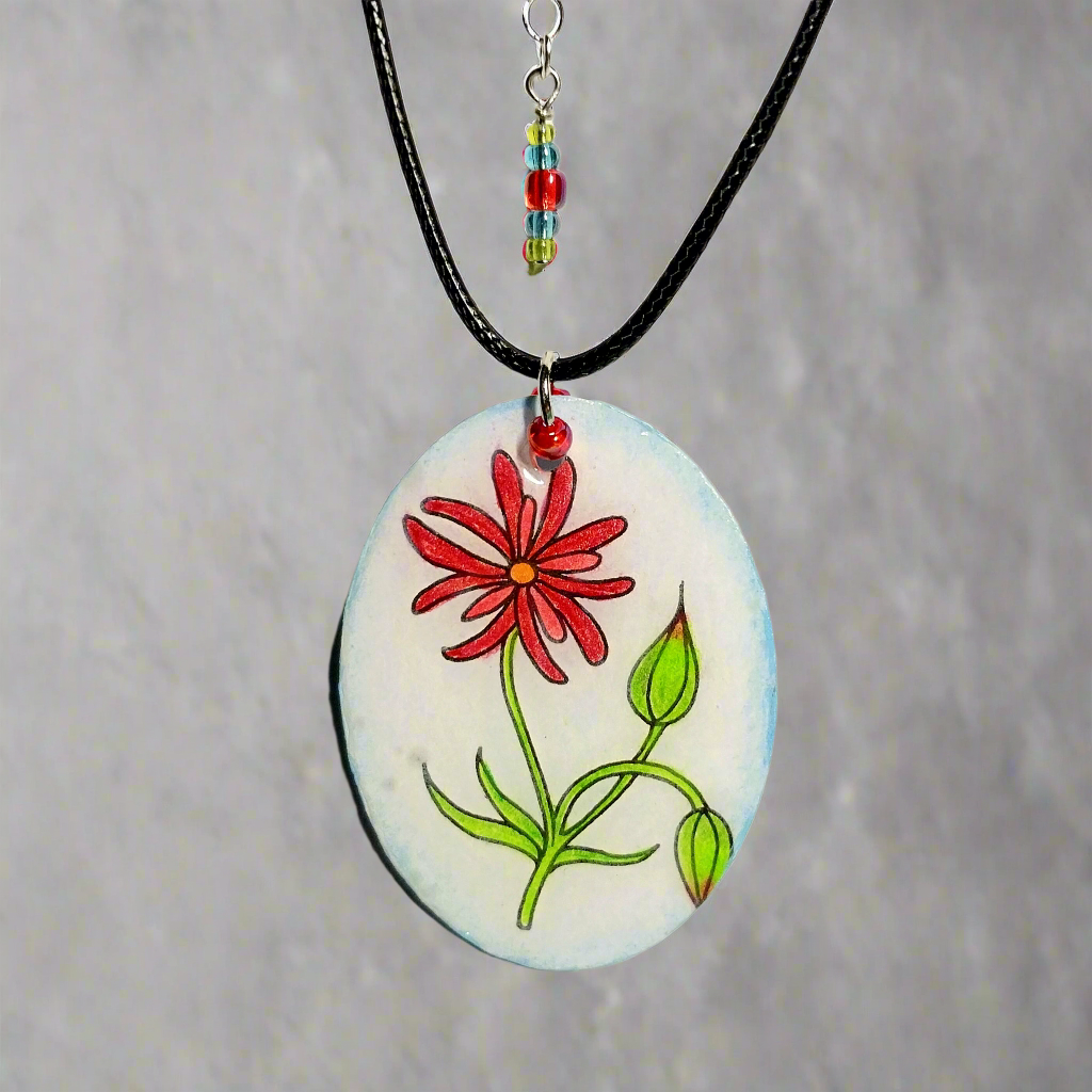 Handmade Spring Flower Necklace