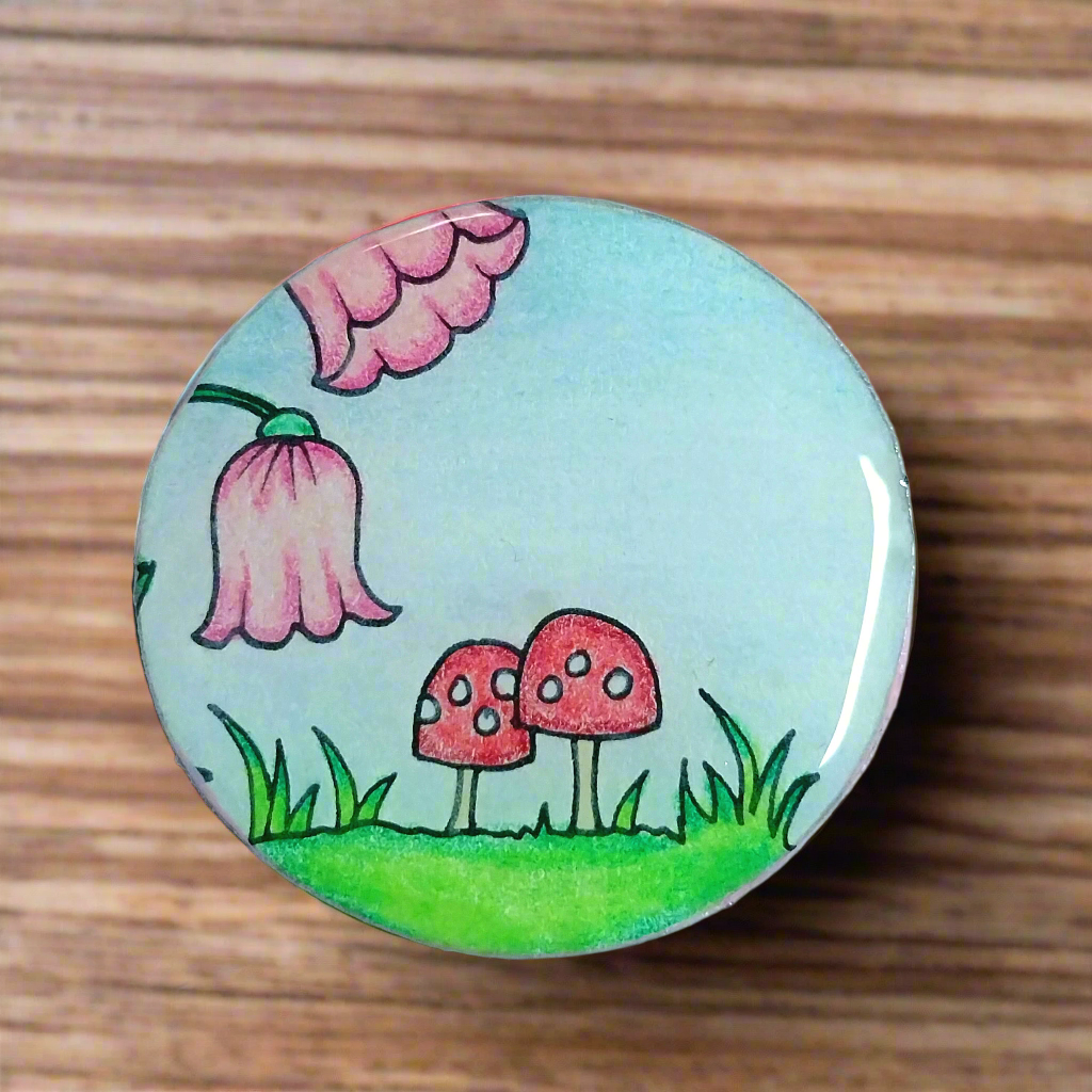 Handmade Mushroom Magnet