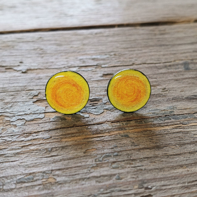 Handmade Sunshine Stud Earrings