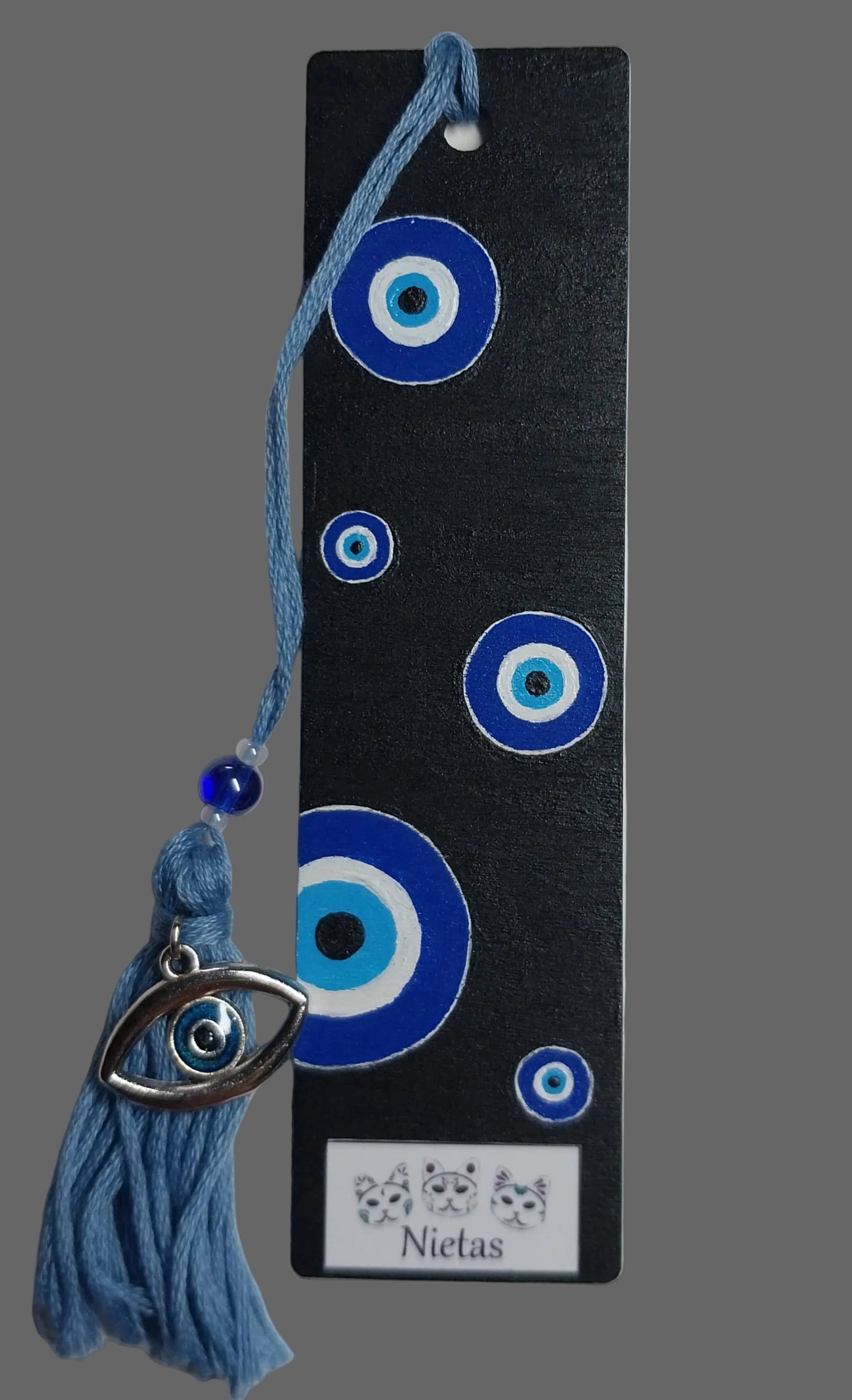 Handmade Evil Eye Bookmark