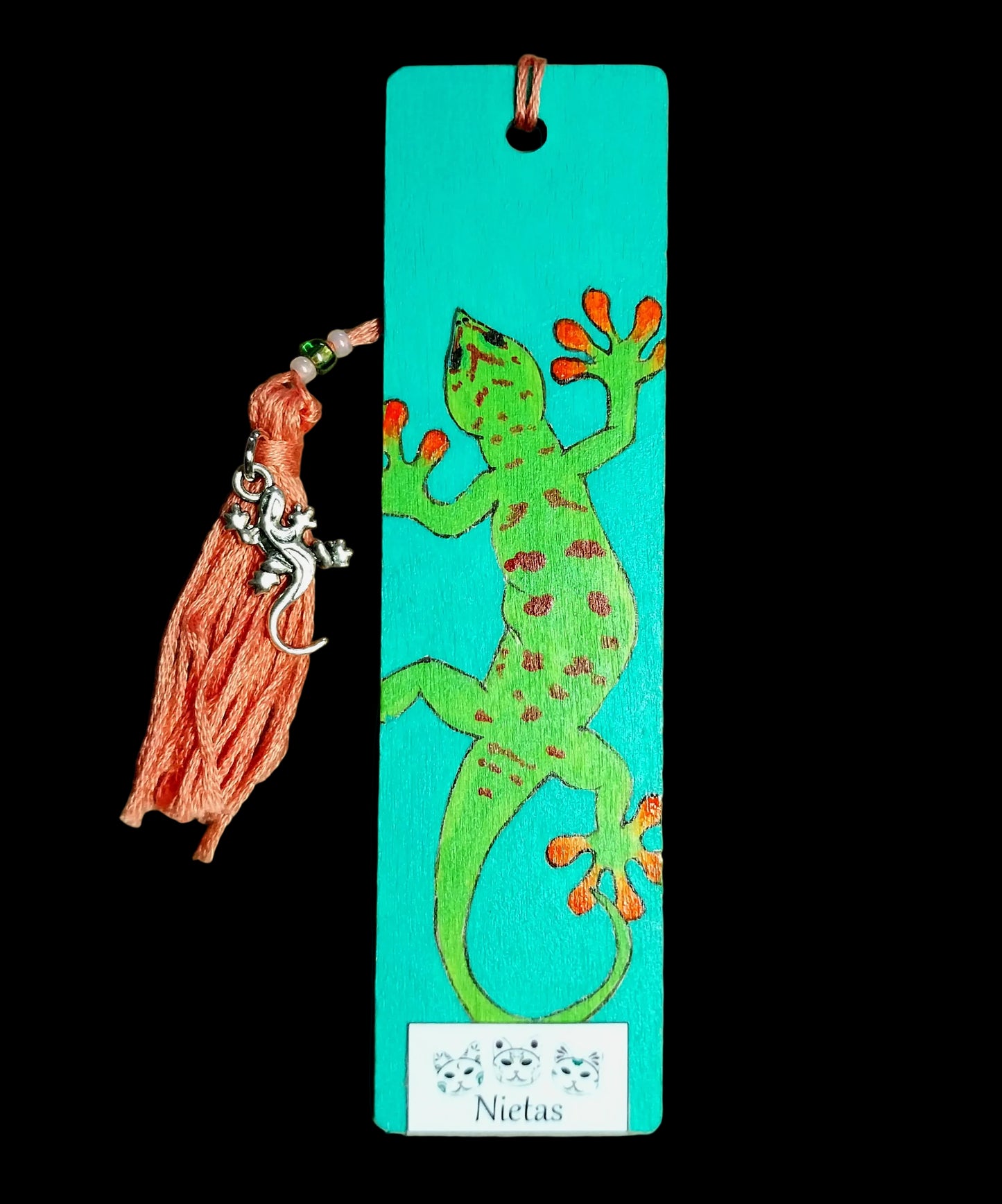 Handmade Gecko Bookmark
