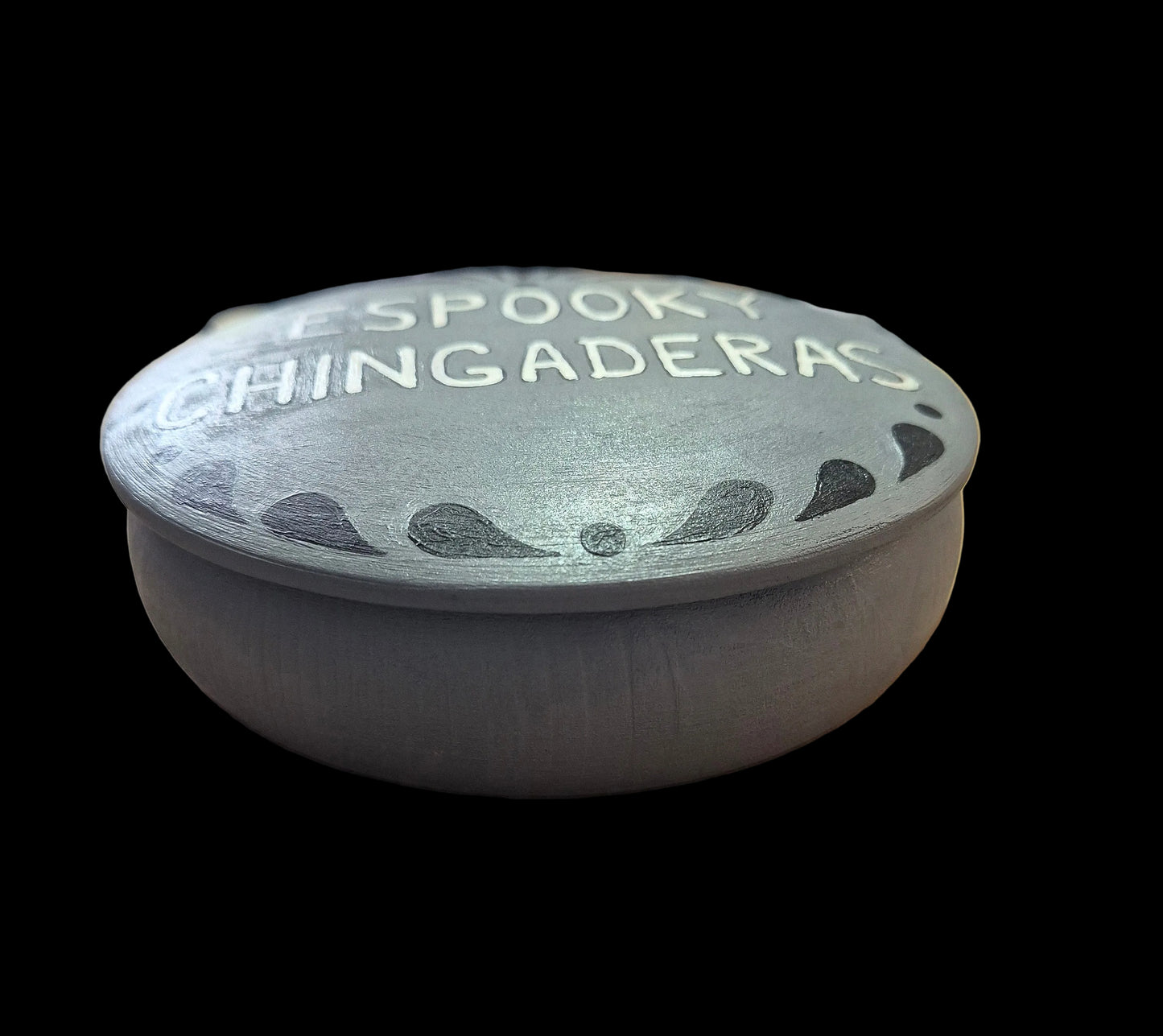 Hand-painted Espooky Chingaderas Trinket Box