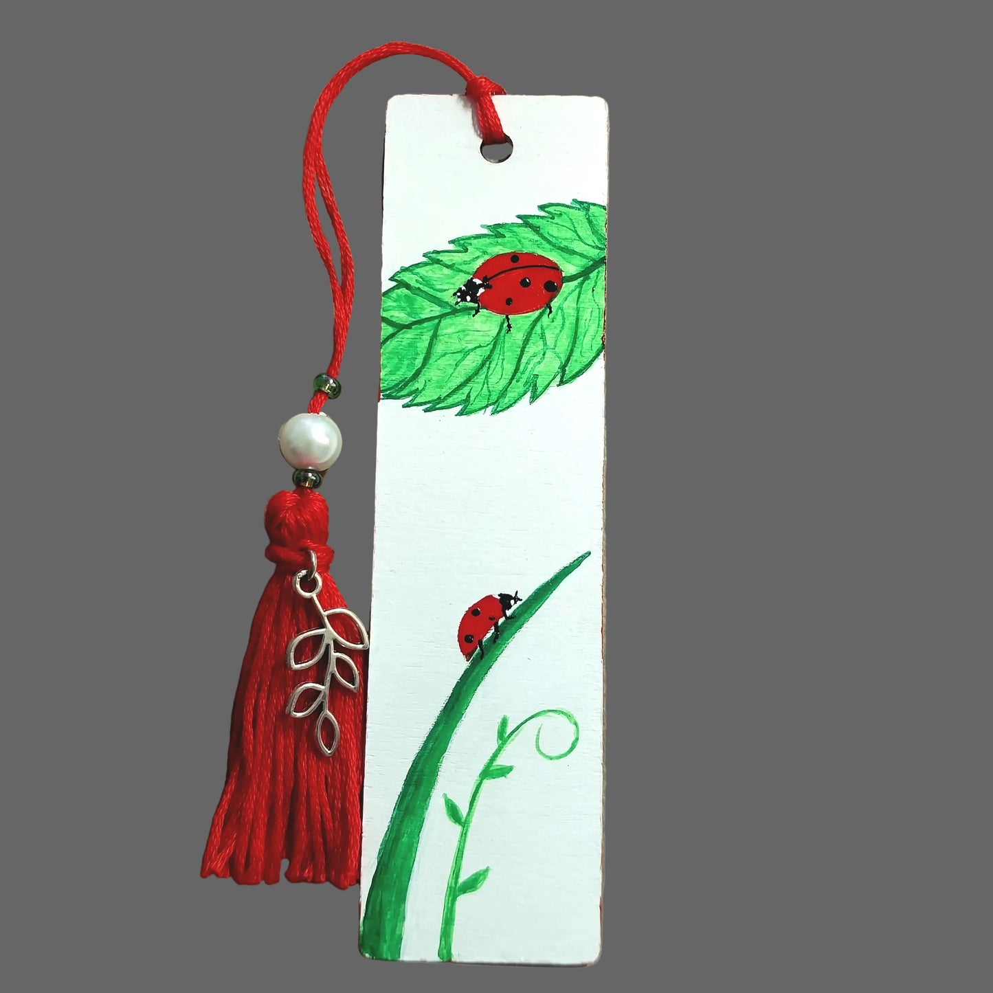 Handmade Ladybug Bookmark