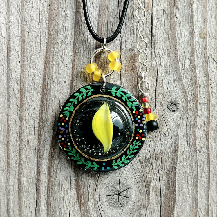 Hand-painted Mi Gente Milagros Necklace