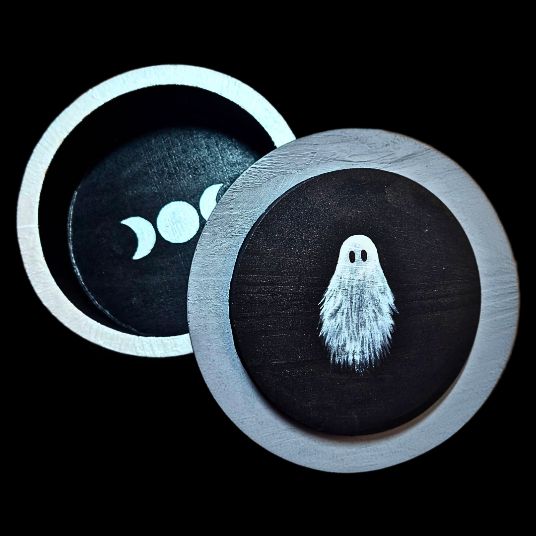 Hand-painted Espooky Chingaderas Trinket Box