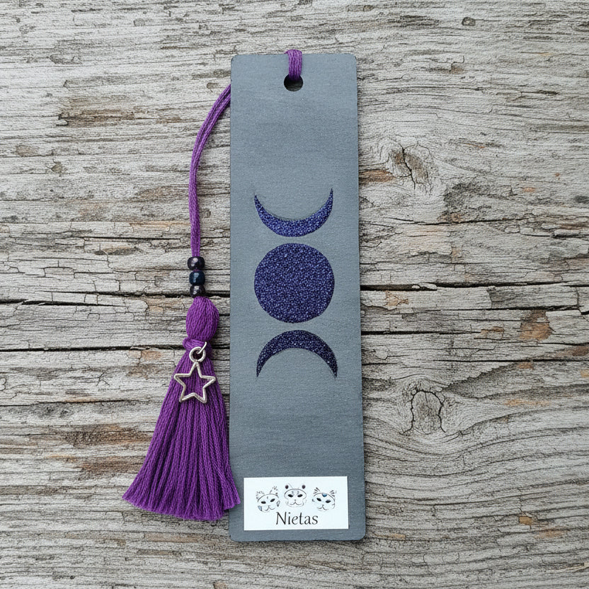 Handmade Muertos Cat Bookmark
