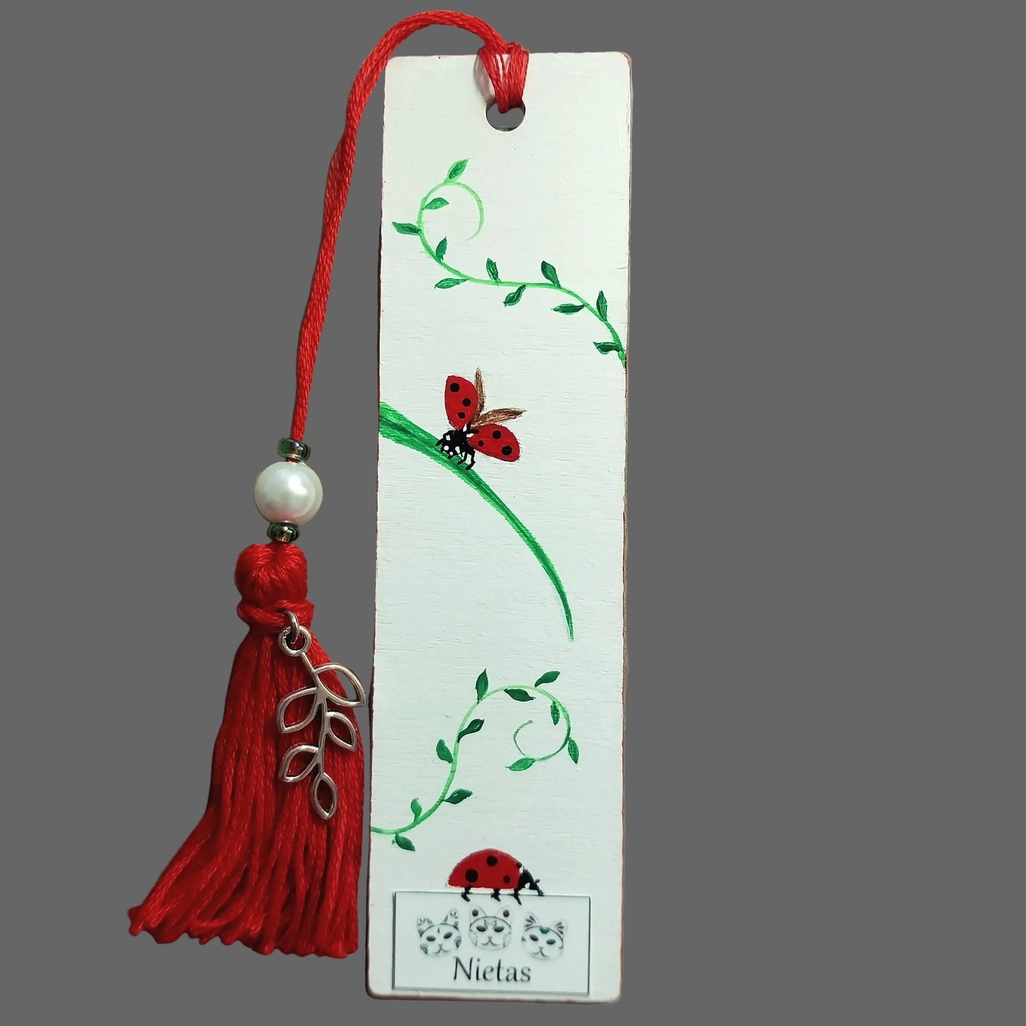 Handmade Ladybug Bookmark