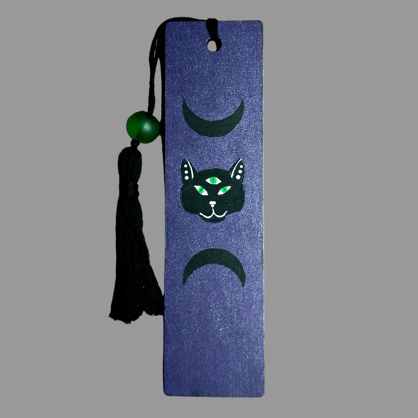 Handmade Third Eye Cat Bookmark